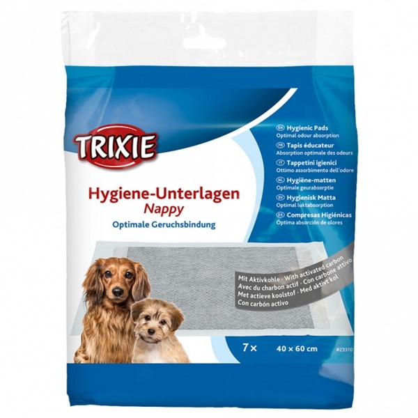 Bild von Trixie Hygiene-Unterlage Nappy mit Aktivkohle - 40 x 60 cm / 7 Stück