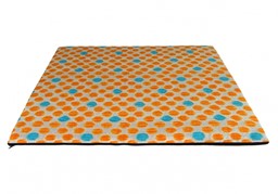 Bild von CARBONE Hundematte Mattress, 70 x 100 cm - Punkte-orange