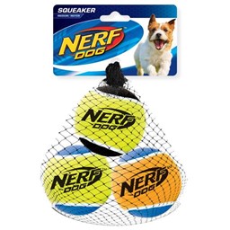 Bild von NERF DOG Tennisball mit Quietscher - M / 3er Set