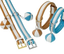 Bild von Karlie COTTAGE LINE Halsband - Blau-Weiß - 65 cm
